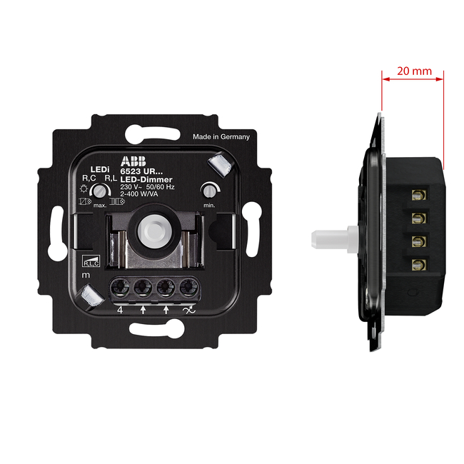Flat LED-dimmer, with rotary control: 6523 UR-103-500 | ABB Oy, accessories