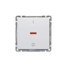 2-pole 1-gang 1-way switch, 16AX/250V, Impressivo, 2 X-terminals, white