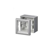 Surface mounting box, Impressivo, 80mm, h=54mm 1-gang, aluminum