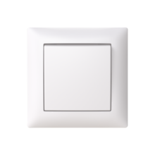 Switch Series switch with Glow lamp White - Saga