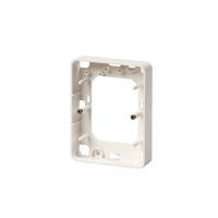 Surface mounting frame for double socket outlets
