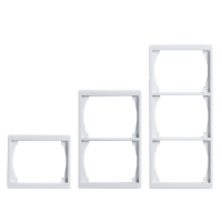 Flush mounting cover frames 100mm, IP21/IP44