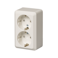 Surface mounting socket outlets