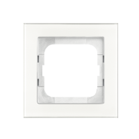axcent cover frames, white glass