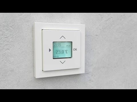 Combination thermostat, 16A, floor sensor, Jussi | ABB Oy, Wiring 